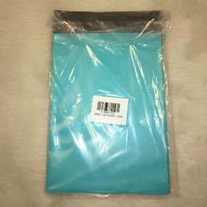 POLYMAILERS Sealed 100 count, teal, 7.5 in x 10 in
